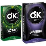 Okey Rötar-Sımsıkı Normal Geciktiricili Prezervatif 2x10'lu