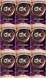 Okey Nirvana Normal Tırtıklı Prezervatif 9x20'li