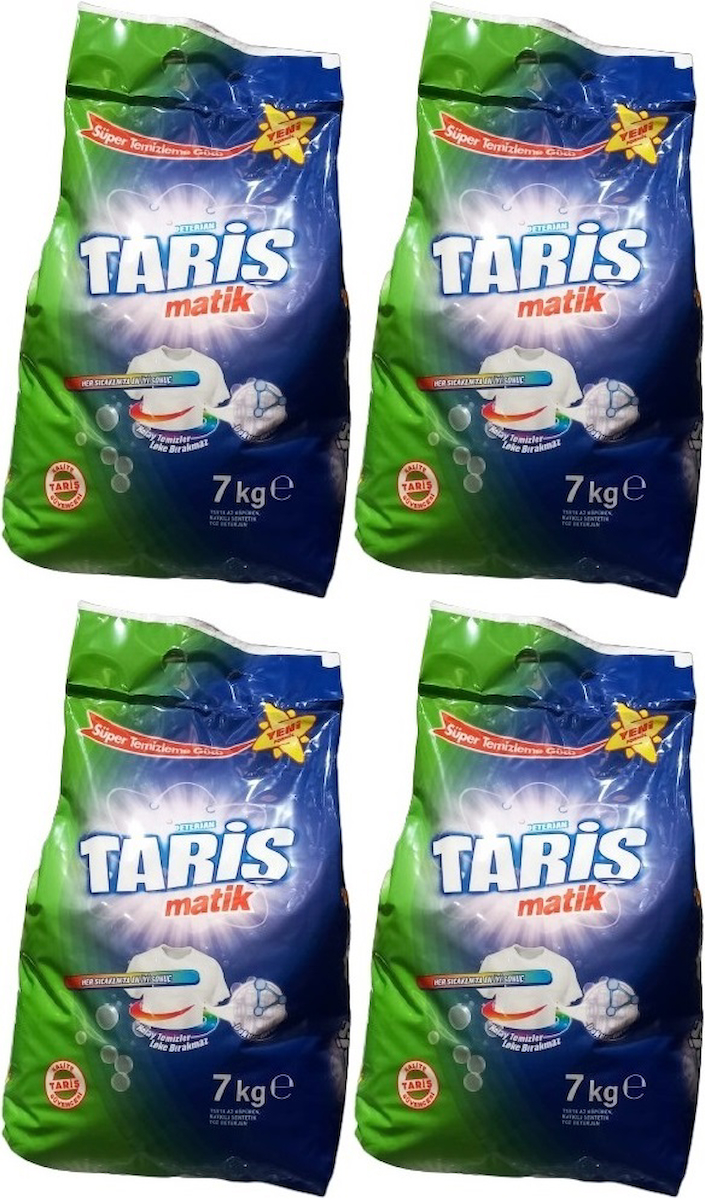 Tariş Matik Renkliler ve Beyazlar İçin 212 Yıkama Toz Deterjan 4x7 kg