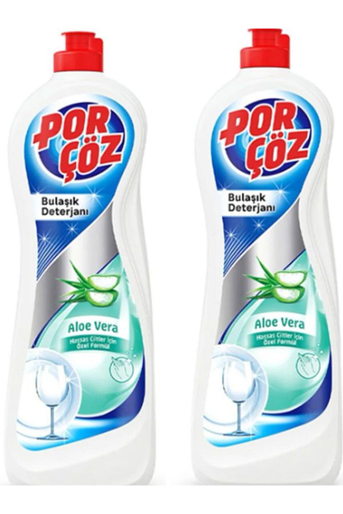 Porçöz Aloe Vera Kokulu Sıvı El Bulaşık Deterjanı 2x675 ml