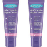 Lansinoh Care Çatlak Önleyici Lanolinli Göğüs Ucu Kremi 2x40 gr
