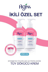 Agiss Fast&Clean Tüm Ciltler İçin Tüm Vücut Tüy Dökücü Krem 2x250 ml