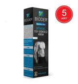 Bioder Bitkisel Tüm Ciltler İçin Tüm Vücut Erkek Tüy Dökücü Krem 5x100 ml