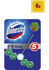 Domestos 5'li Güç Çam Ferahlığı Klozet Bloğu 4x55 gr