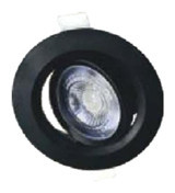 Cata CT-5200 Alüminyum 6'lı Yuvarlak Gömme LED Spot Siyah