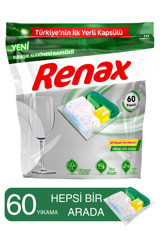 Renax Kapsül Bulaşık Makinesi Deterjanı 60 Adet