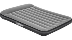 Bestway 67462 Elektrikli Ev Tipi Çift Kişilik Şişme Yatak Gri