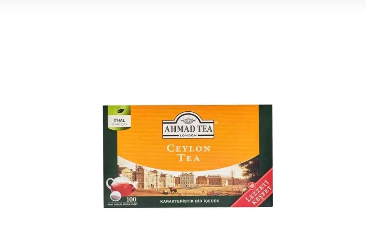 Ahmad Tea Seylan Demlik Poşet Çay 100 Adet