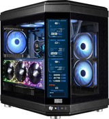 Dragos North Evo Vision RGB 7 Fanlı Siyah Dikey Mid Tower Oyuncu Bilgisayar Kasası