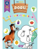 TRT Çocuk - Meyveler ve Sebzeler - Doru Etkinlik ve Boyama- Yediveren Çocuk