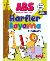 ABS Harfler Boyama Kitabım 4 - 6 Yaş - Buçe Dayı - Pinokyo