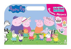 Peppa Pig - Çıkartma Hediyeli Boyama Albümü- Doğan Çocuk