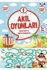 Dokuz Yayınları Akıl Oyunları 1 Çoklu Zekâ Ve Dikkat Geliştirme 5+ Yaş Pedagog Onaylı Okul Öncesi