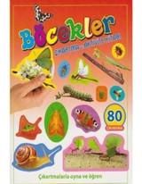 Böcekler Çıkartma ve Aktivite Kitabı- Parıltı Yayınları