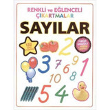 Renkli ve Eğlenceli Çıkartmalar - Sayılar- Parıltı Yayınları
