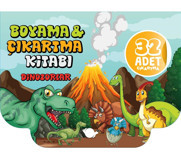 Çikolata Yayınevi Dinozorlar - Boyama Ve Çıkartma Kitabı / Sunguralp Şolpan / Çikolata Yayınevi /