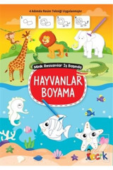 Bıcırık Yayınları Hayvalar Boyama / Minik Ressam Iş Başında