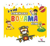 2 - 4 yaş Etkinliklerle Boyama Kitabı 2- Yeti Kitap