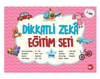 Beyaz Balina Yayınları Dikkatli Zeka Eğitim Seti 1. Kitap (3 YAŞ)