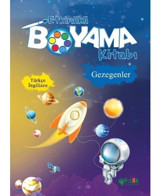 Etkinlikli Boyama Kitabı - Gezegenler - Türkçe İngilizce- Fark Yayınları