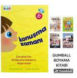 Eolo KONUŞMA ZAMANI 2+ YAŞ - GUMBALL BOYAMA KİTABI HEDİYELİ