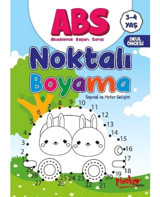 ABS Noktalı Boyama Sayısal ve Motor Gelişim 3 - 4 Yaş - Buçe Dayı - Pinokyo
