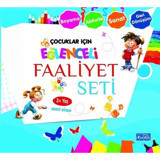 Çocuklar İçin Eğlenceli Faaliyet Seti Mavi Kitap 3 Yaş Üzeri- Parıltı Yayınları