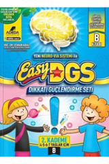 Adeda Yayınları Easy Dikkati Güçlendirme Seti 2. Kademe 4-5-6-7 Yaş Için B