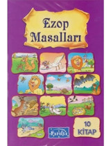 Ezop Masalları - 10 Kitap Takım- Parıltı Yayınları