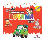 2 - 4 yaş Etkinliklerle Boyama Kitabı 1- Yeti Kitap