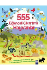 Altın Kitaplar - Çocuk Kitapları 555 Eğlenceli Çıkartma - Hayvanlar - Altın Kitaplar - Çocuk Kitapları - Kolektif Kitabı