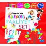 Çocuklar İçin Eğlenceli Faaliyet Seti Kırmızı Kitap 5 Yaş Üzeri- Parıltı Yayınları