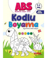 ABS Kodlu Boyama - Algoritmik ve Motor Gelişim 5 - 6 Yaş - Buçe Dayı - Pinokyo