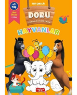 TRT Çocuk - Hayvanlar - Doru Etkinlik ve Boyama- Yediveren Çocuk