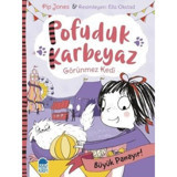 Büyük Panayır!-Pofuduk Karbeyaz Görünmez Kedi - Pip Jones - Mavi Kirpi