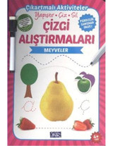 Çizgi Alıştırmaları - Meyveler - Ülkü Unsu - Parıltı Yayınları