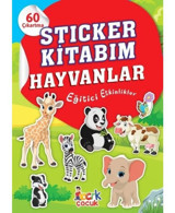Sticker Kitabım - Hayvanlar - Eğitici Etkinlikler - 60 Çıkartma- Bıcırık Yayınları