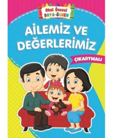 Ailemiz ve Değerlerimiz-Okul Öncesi Boya Öğren- Beyaz Balina Yayınları