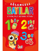 Eğlenceli Sayılar - Etkinlikli Boyama Kitabı- Bıcırık Yayınları