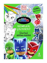 Pjmasks Renkler Çıldırdı! Çıkartmalı Boyama Partisi- Doğan Çocuk