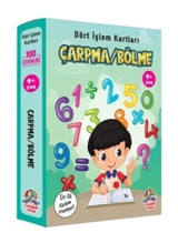 Yağmur Çocuk Çarpma Bölme - Dört Işlem Kartları 9+ Yaş - Cep Boy Kitabı Esinti