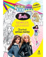 Barbie Renkler Çıldırdı! Çıkartmalı Boyama Partisi- Doğan Çocuk