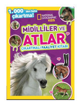 Beta Kids Yayınları NG Kids Midilliler ve Atlar Çıkartmalı Faaliyet Kitabı