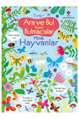Tübitak Yayınları OKUL ÖNCESİ VE ANAOKULU İÇİN-Ara ve Bul Resimli Bulmacalar Minik Hayvanlar