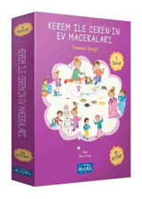 Kerem ile Ceren'in Ev Maceraları Seti - 10 Kitap Takım - Yasemin Şengül - Parıltı Yayınları