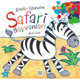 Çizelim Eğlenelim Safari Hayvanları- 1001 Çiçek