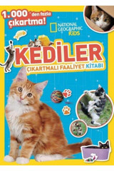 Beta Kids Yayınları NG Kids Kediler Çıkartmalı Faaliyet Kitabı