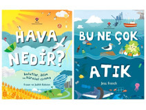 Tübitak Yayınları Bu Ne Çok Atık & Hava Nedir? Bulutlar, İklim ve Küresel Isınma 2 Kitap 10+ Yaş