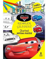 Disney Pixar Arabalar Renkler Çıldırdı! Çıkartmalı Boyama Partisi- Doğan Çocuk