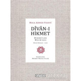Divan-ı Hikmet - Ahmed Yesevi - Ketebe